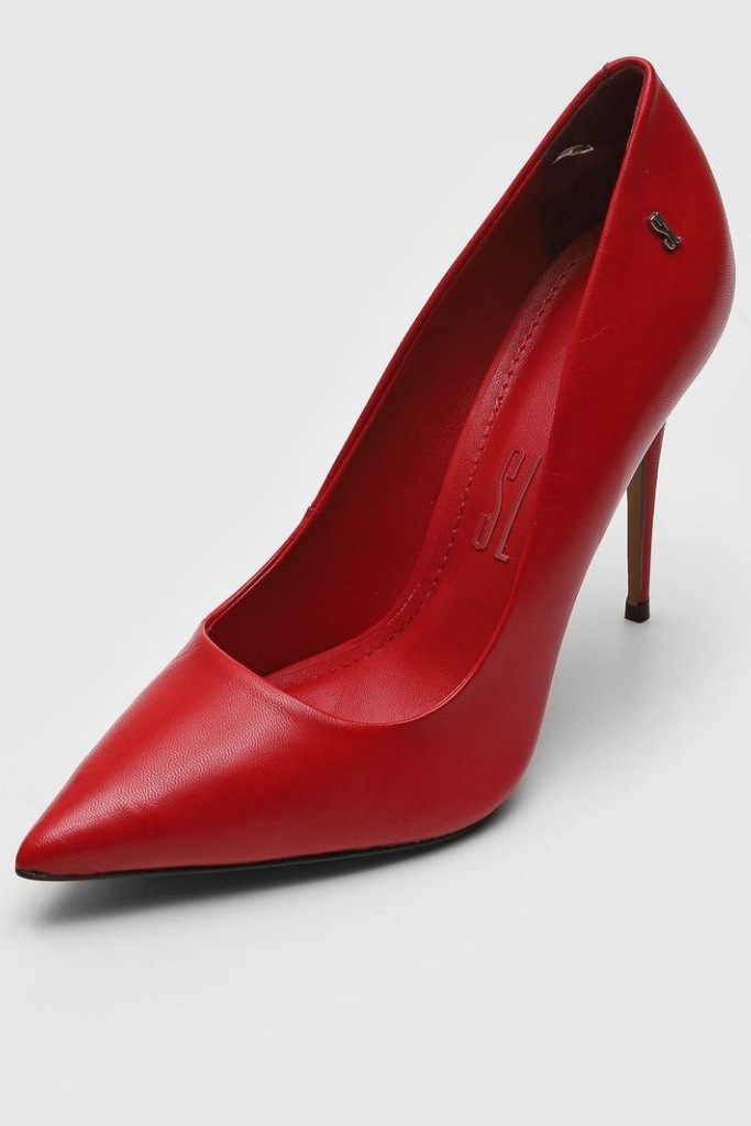 scarpin vermelho