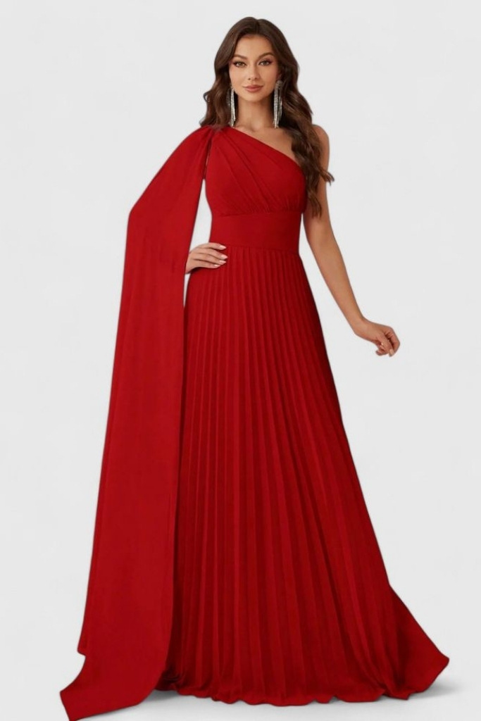 vestido vermelho para mãe dos noivos