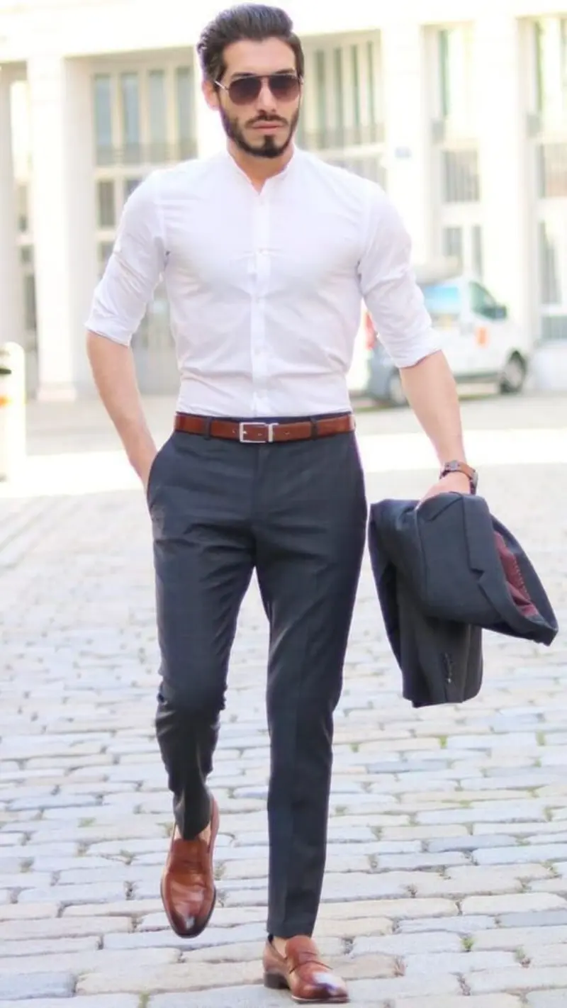 homem de traje para casamento de dia