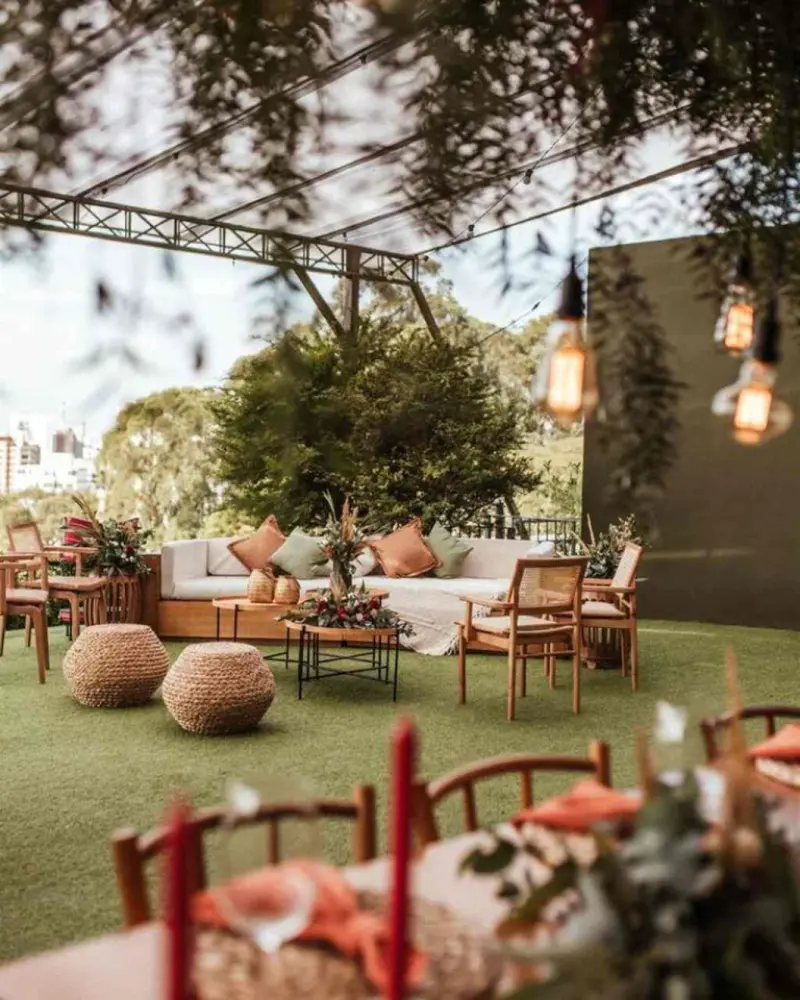 lounge para casamento com cobertura