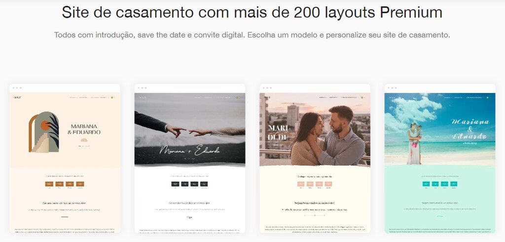 site de casamento