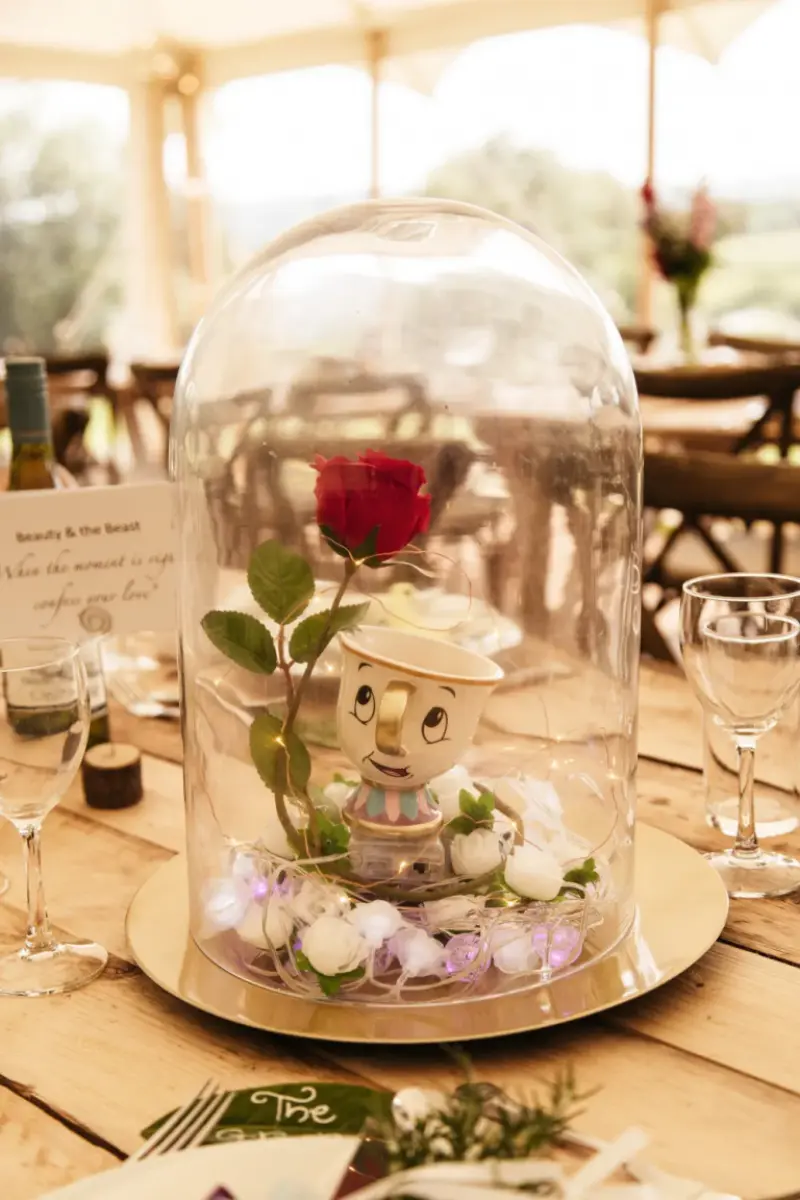 casamento temático disney bela e a fera