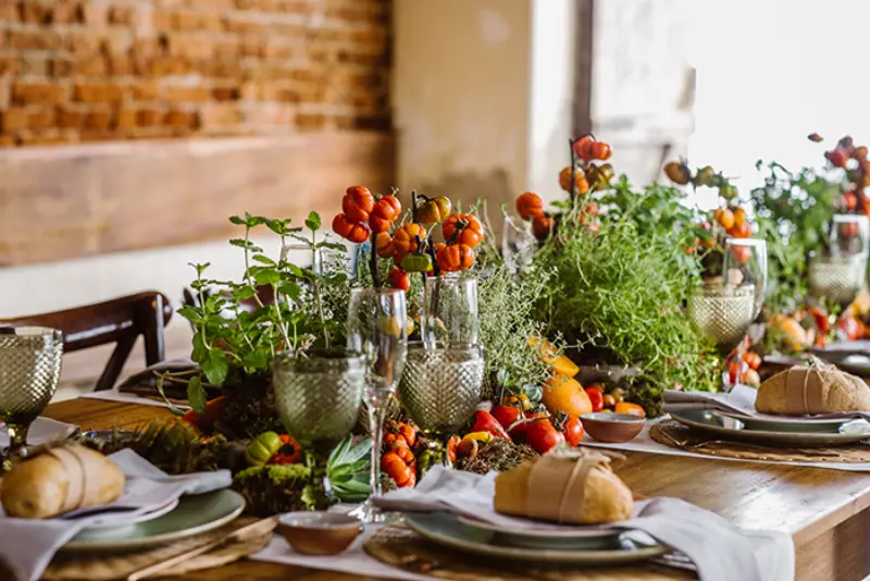 almoço de casamento civil