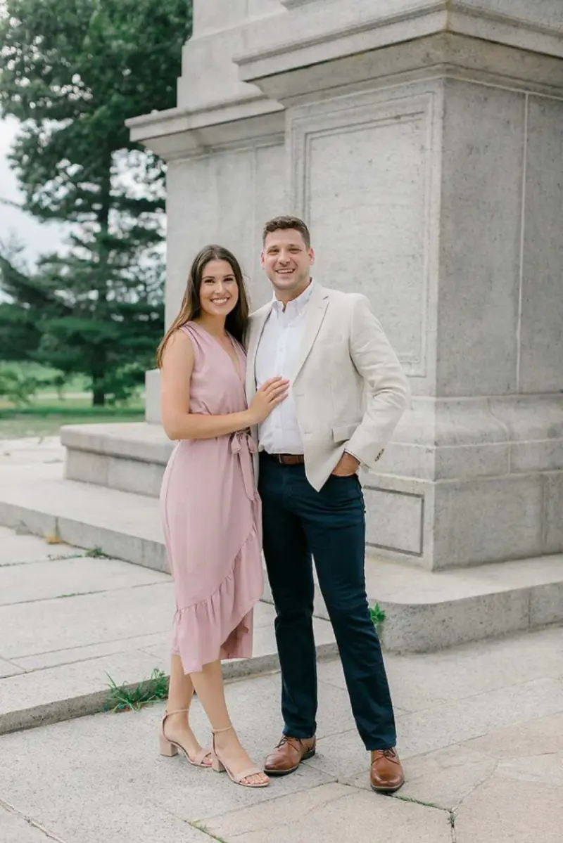 casal com traje esporte fino