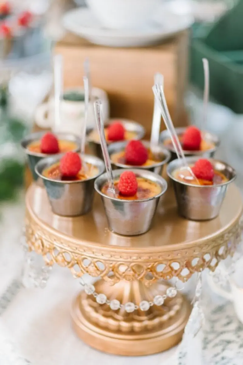 Cr&egrave;me br&ucirc;l&eacute;e para casamento
