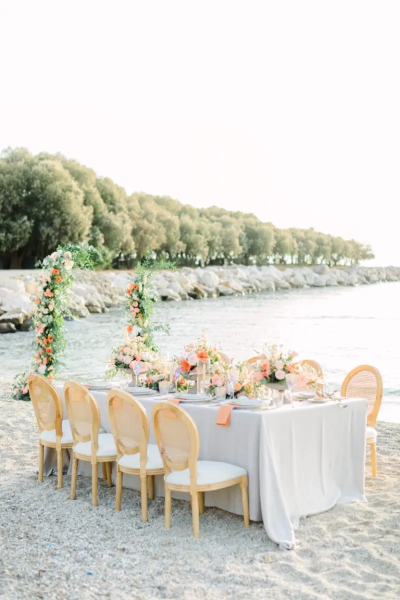  decoração para casamento civil na praia