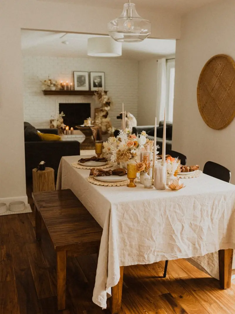  decoração para casamento civil em casa