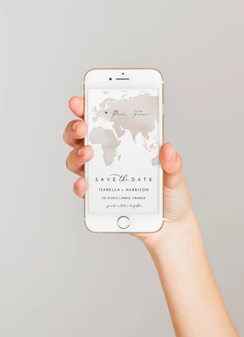 convite de save the date online