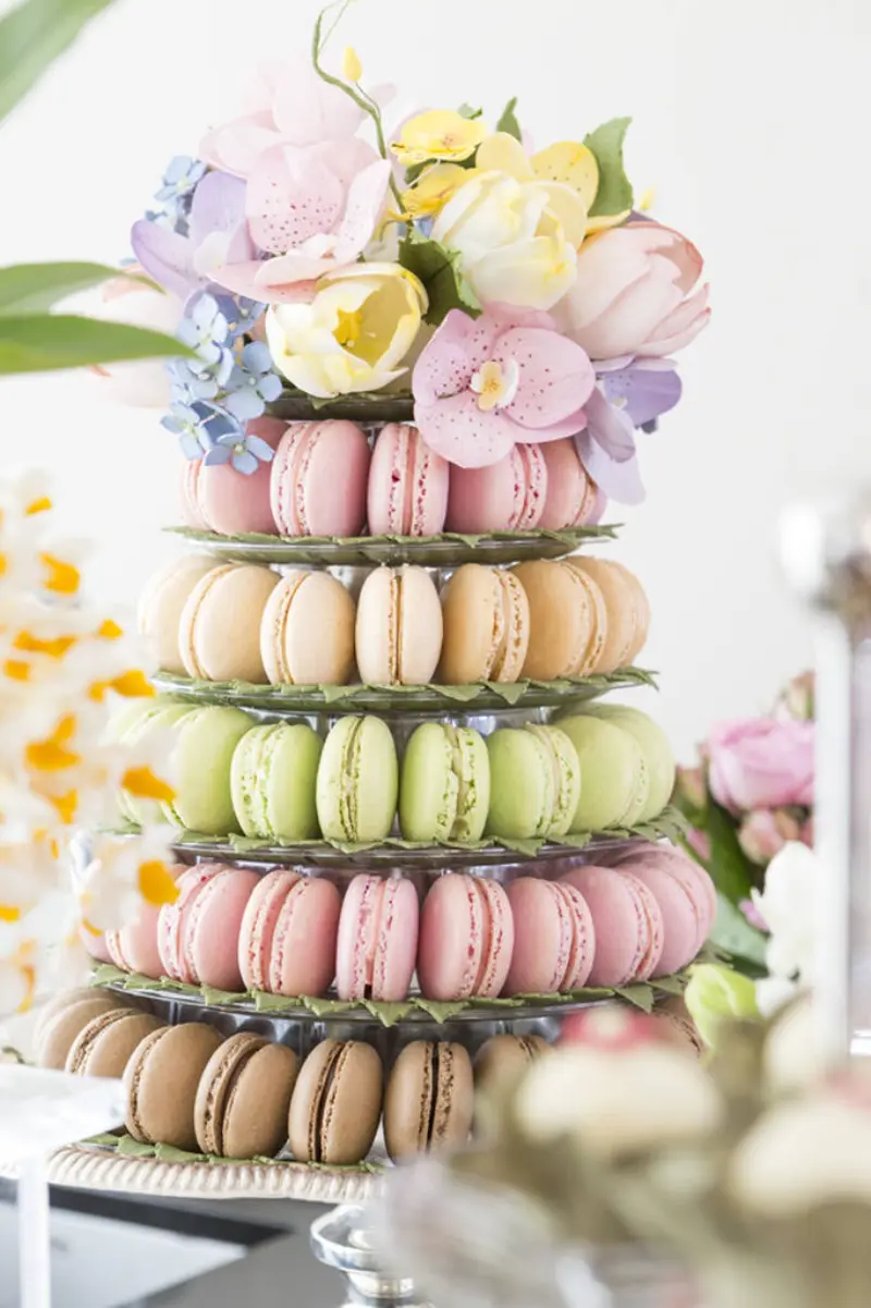 macarons coloridos para casamento