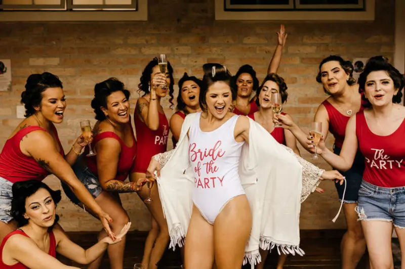 making of da noiva com madrinhas