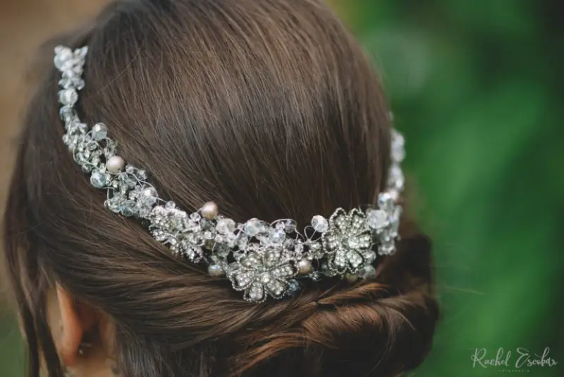 modelo de grinalda para noiva