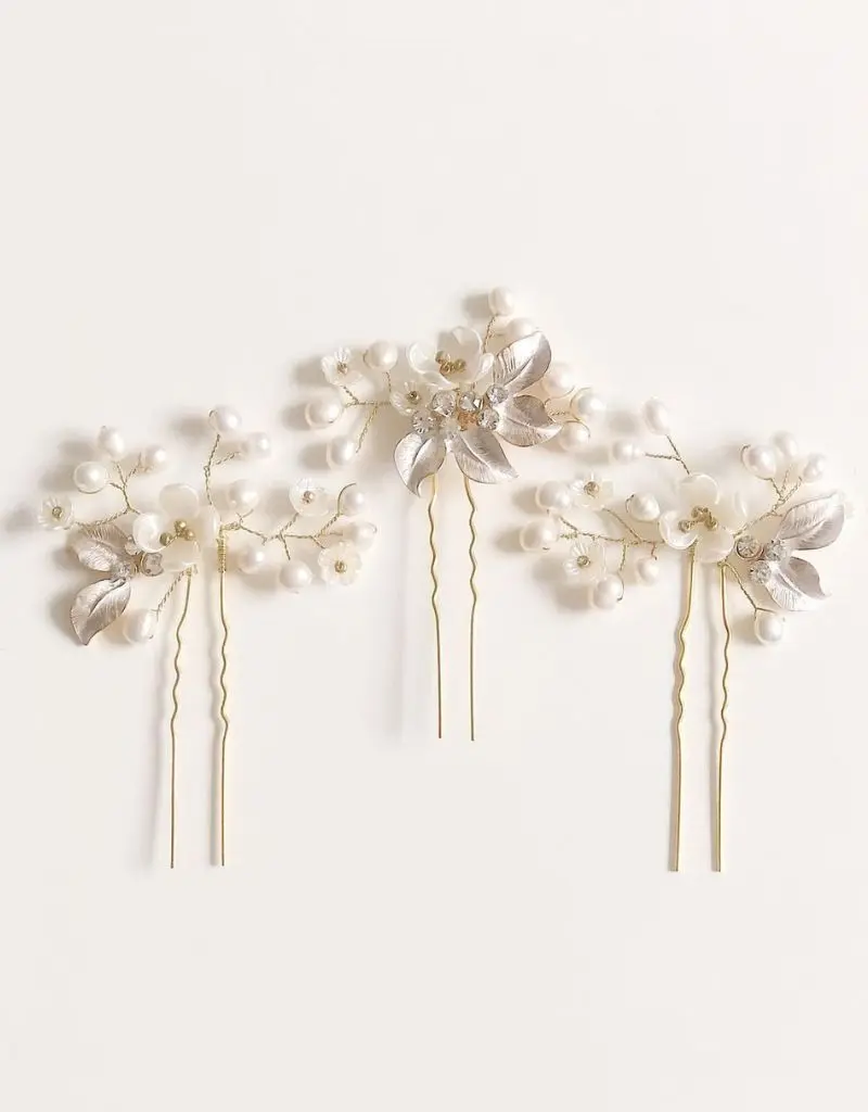  presilha para grinalda com flores