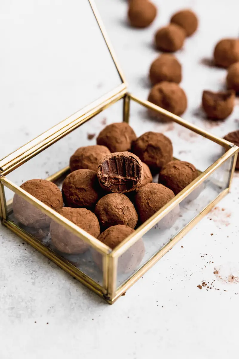trufas de chocolate