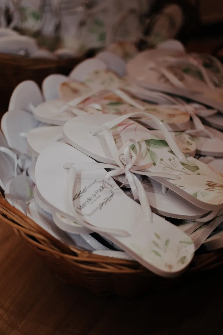 chinelos para lembrancinhas de casamento