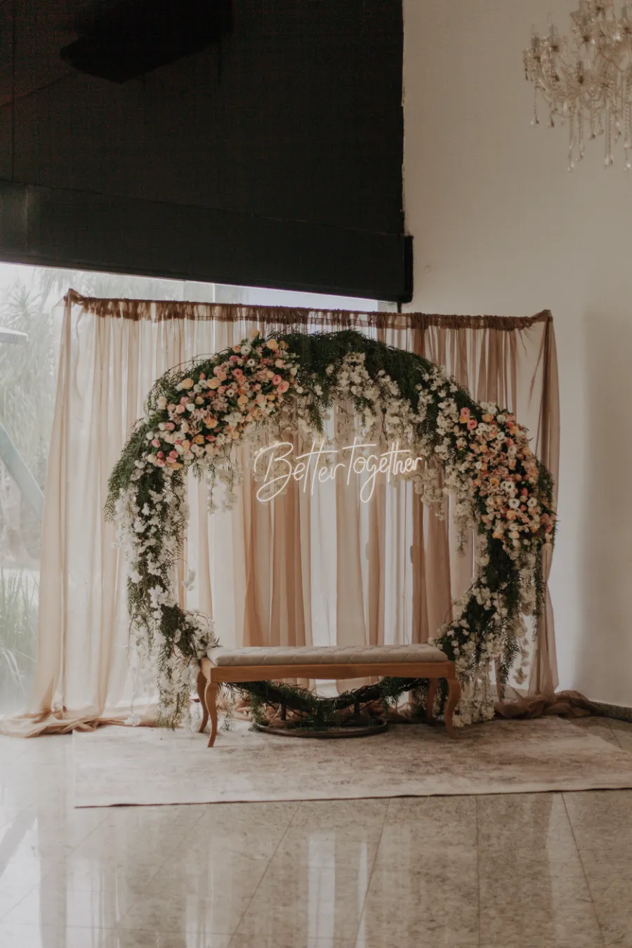 backdrop para fotos de casamento