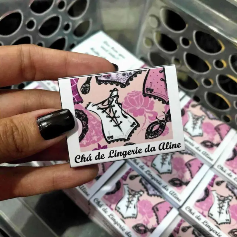 chicletes de lembrancinha ch&aacute; de lingerie