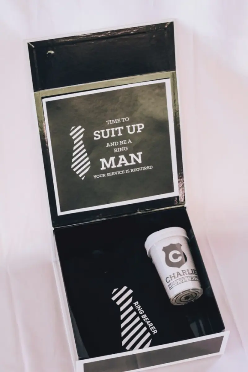 convite para pajem de casamento