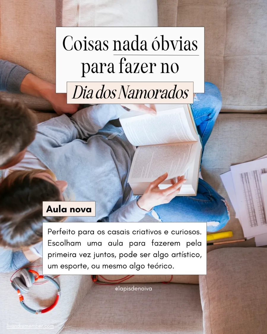 Dia dos namorados: presente criativo e +36 ideias