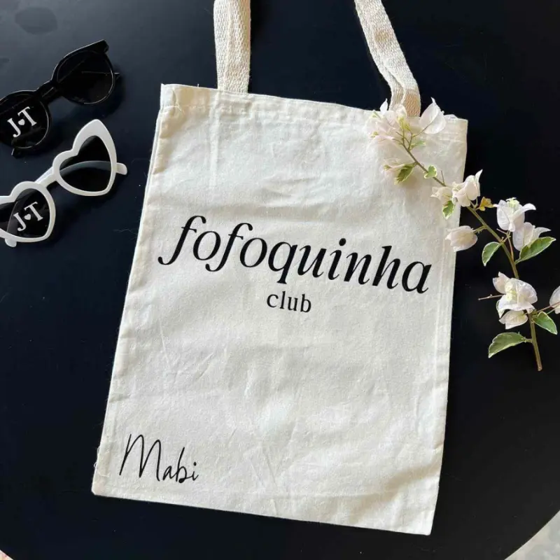 ecobag personalizada de lembrancinha