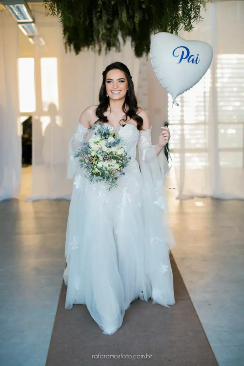 homenagem p&oacute;stuma pai da noiva