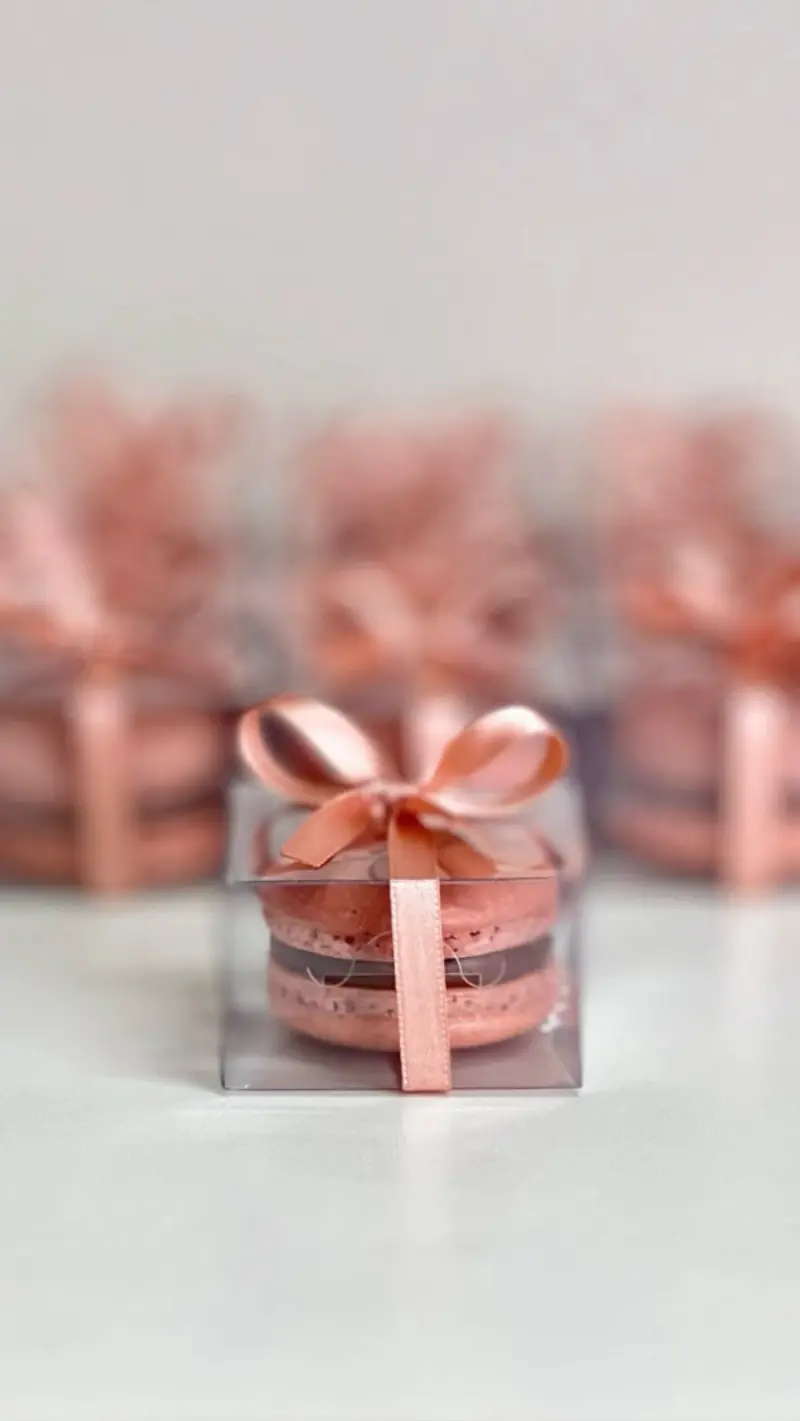 macarons de lembrancinha comest&iacute;vel