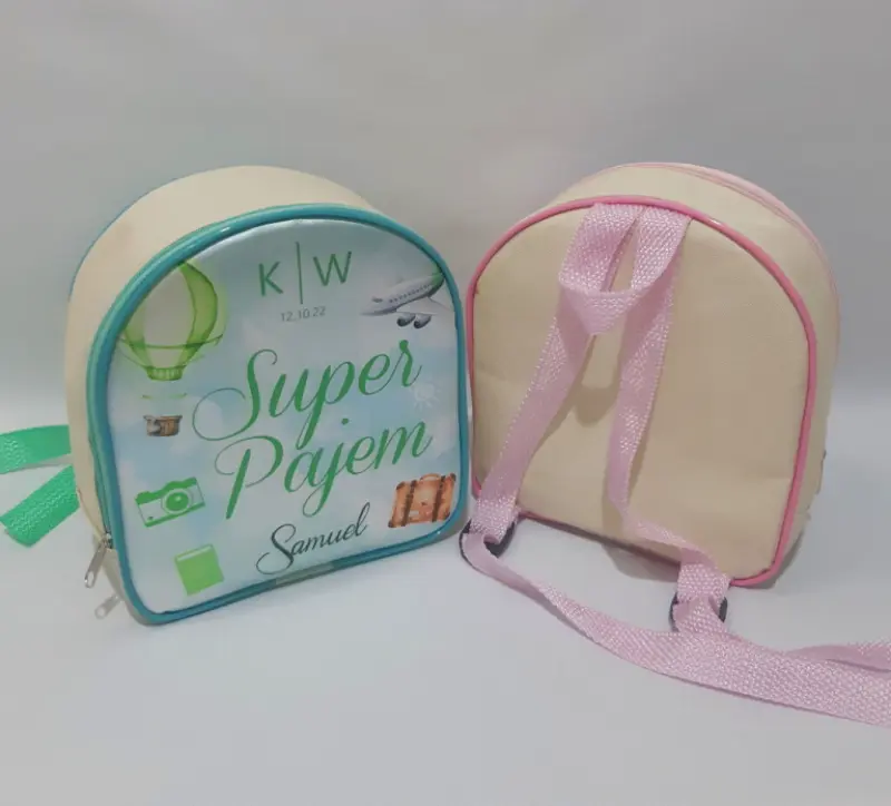 mochila dama e pajem casamento 