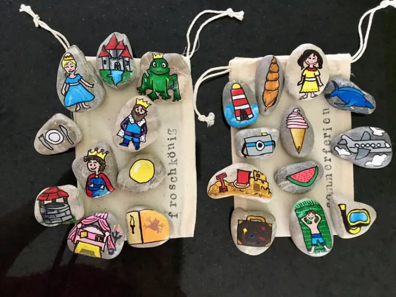 pedras sacolas conta&ccedil;&atilde;o de hist&oacute;rias infantis