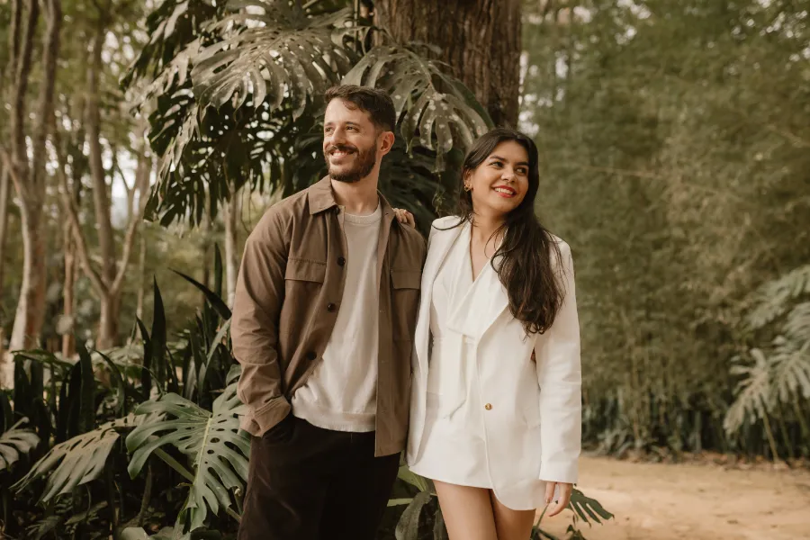 ensaio pre wedding no campo