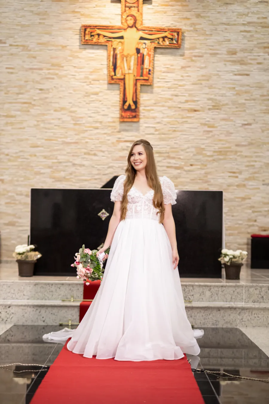 noiva na igreja