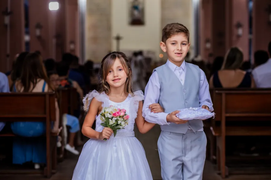 daminahe pajem no casamento