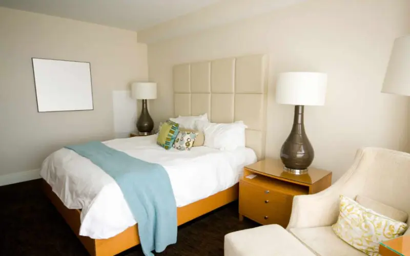 quarto de casal decorado na casa nova