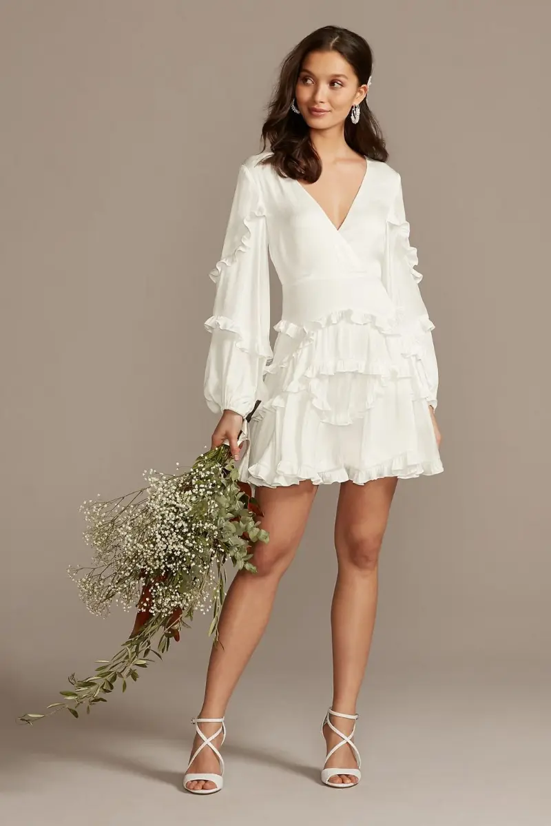 vestido para casamento no campo