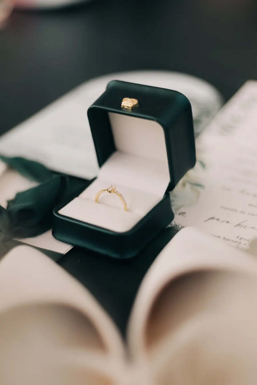 caixa de aliança verde