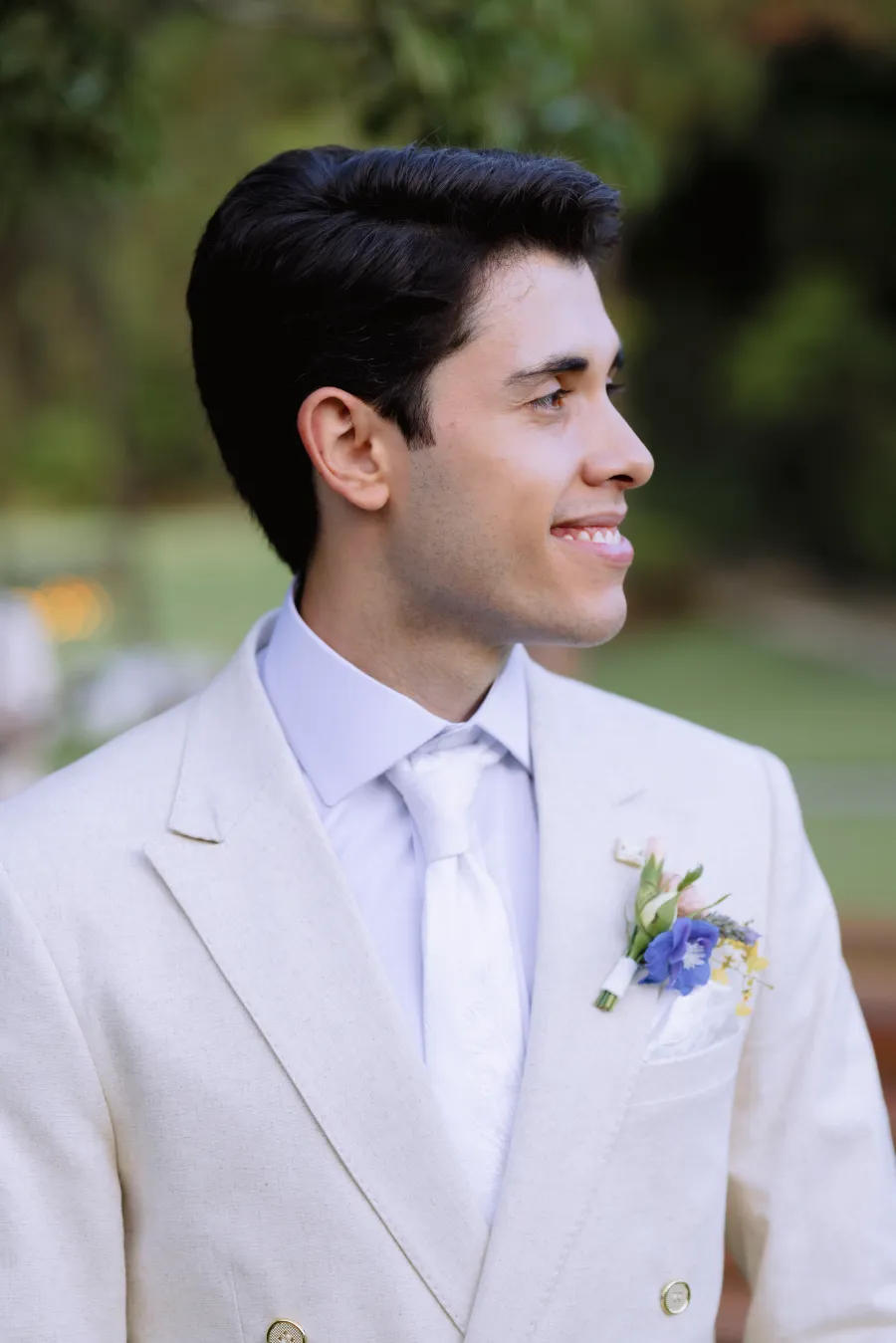 Renovação de votos romântica somente com o casal