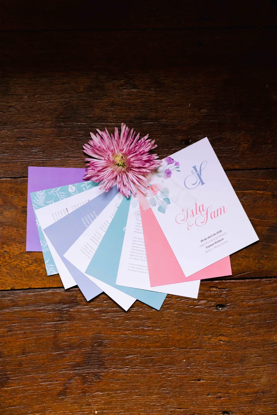 Renovação de votos romântica somente com o casal