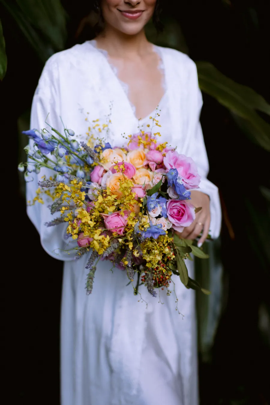 Renovação de votos romântica somente com o casal