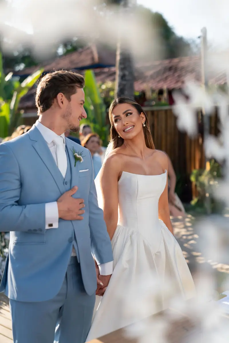 cerimônia de casamento na praia organizada pela Donna Casamentos e Eventos Especiais