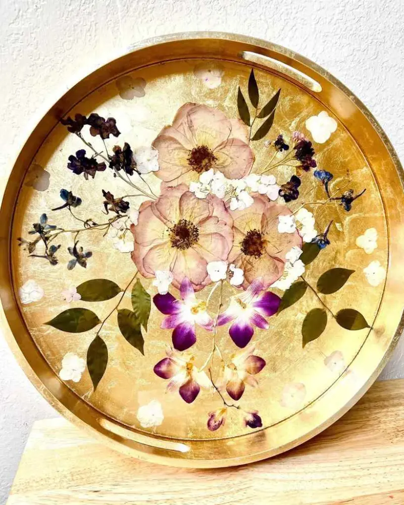 buque eternizado em prato decorativo