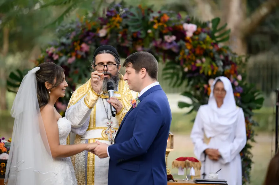 cerimonia de casamento ao ar livre