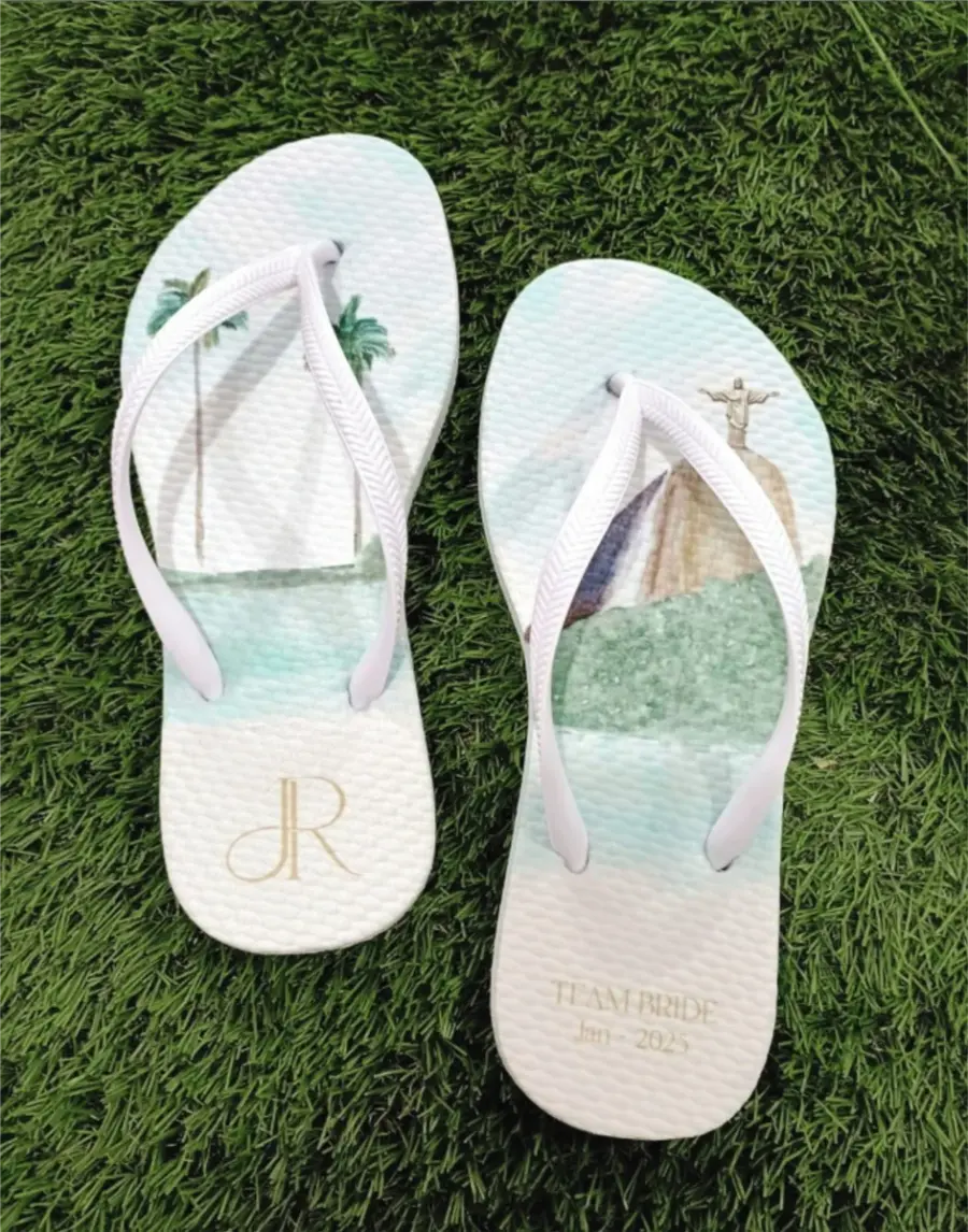 Chinelo personalizado: tudo sobre quantidade, valores e inspirações