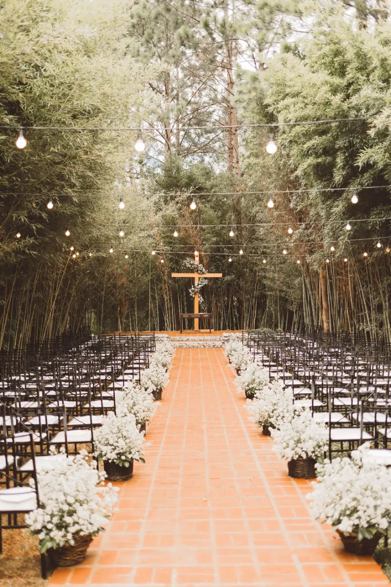 casamento ao ar livre