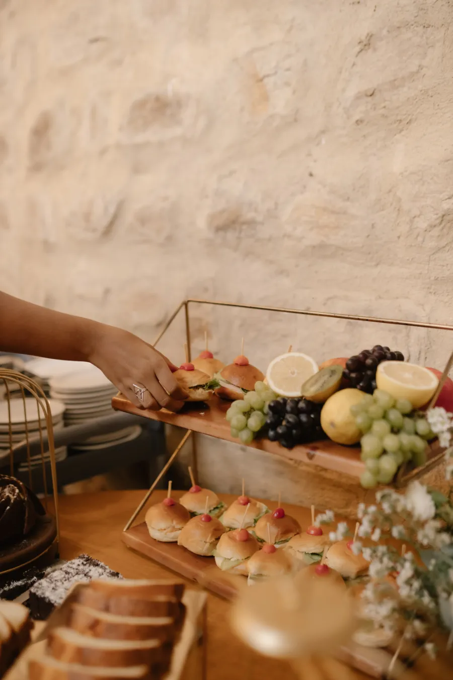 lanches para casamento