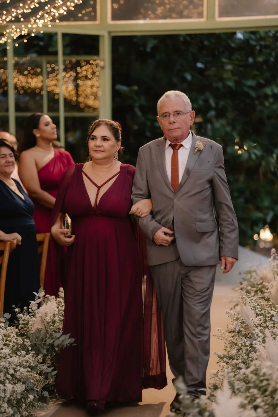 entrada dos pais da noiva