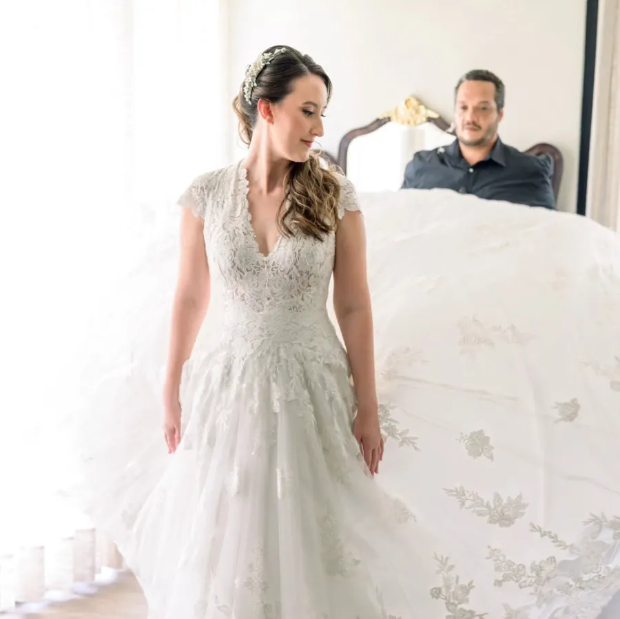 making of da noiva em casamento elegante