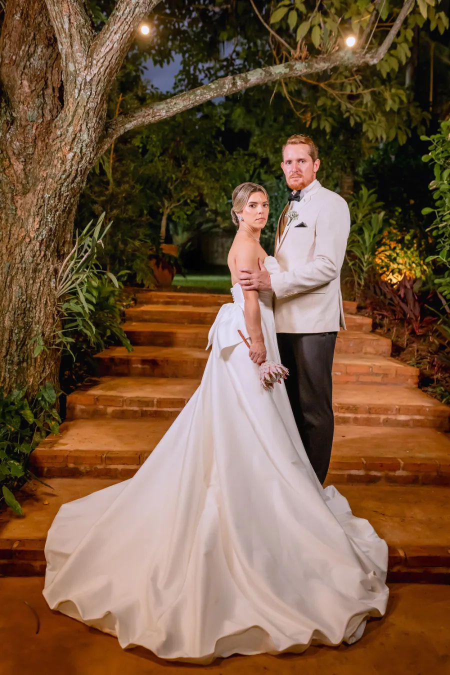 noivos no ensaio de casamento