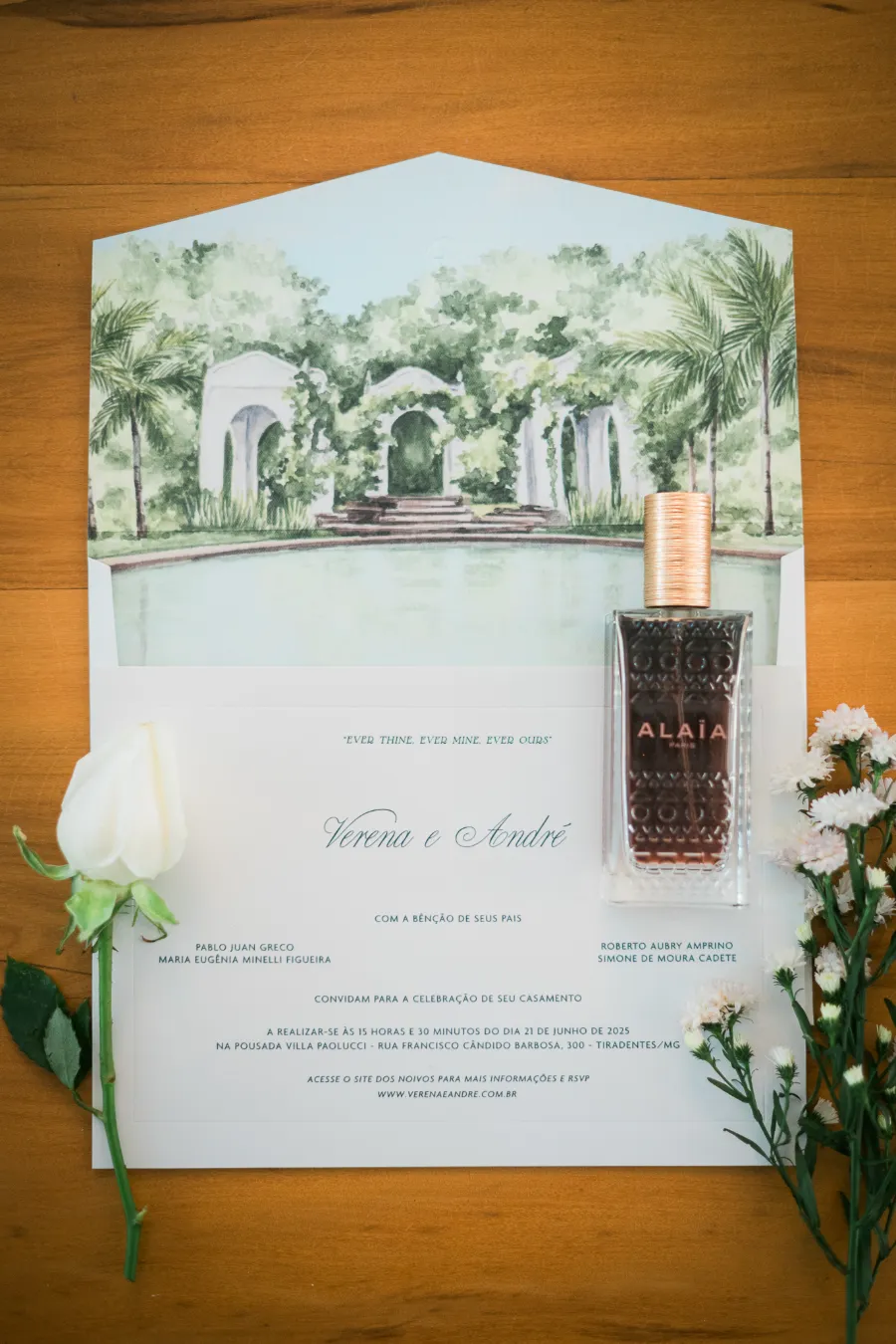 convite de casamento