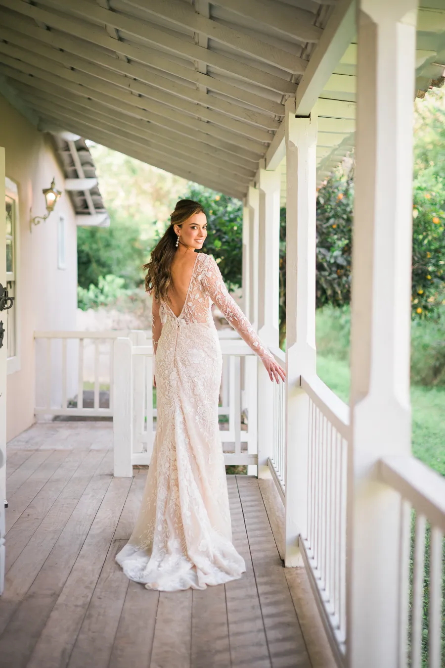 noiva com vestido rendado