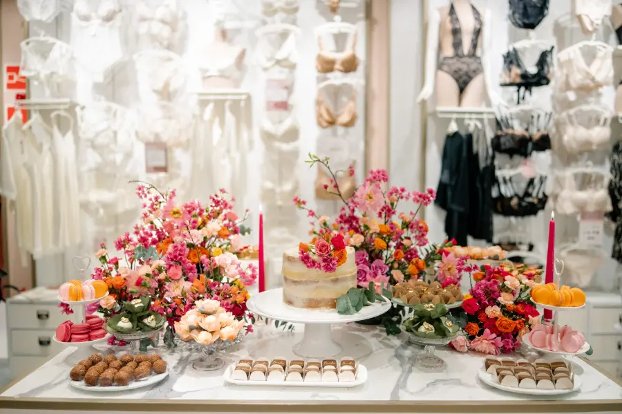 decoração de chá de lingerie na intimissimi