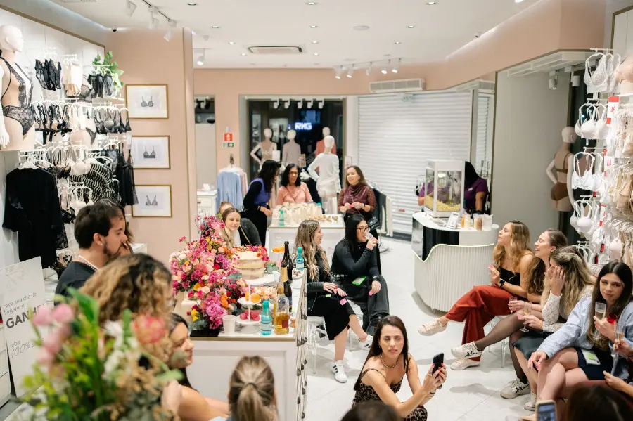 chá de lingerie na intimissimi oscar freire