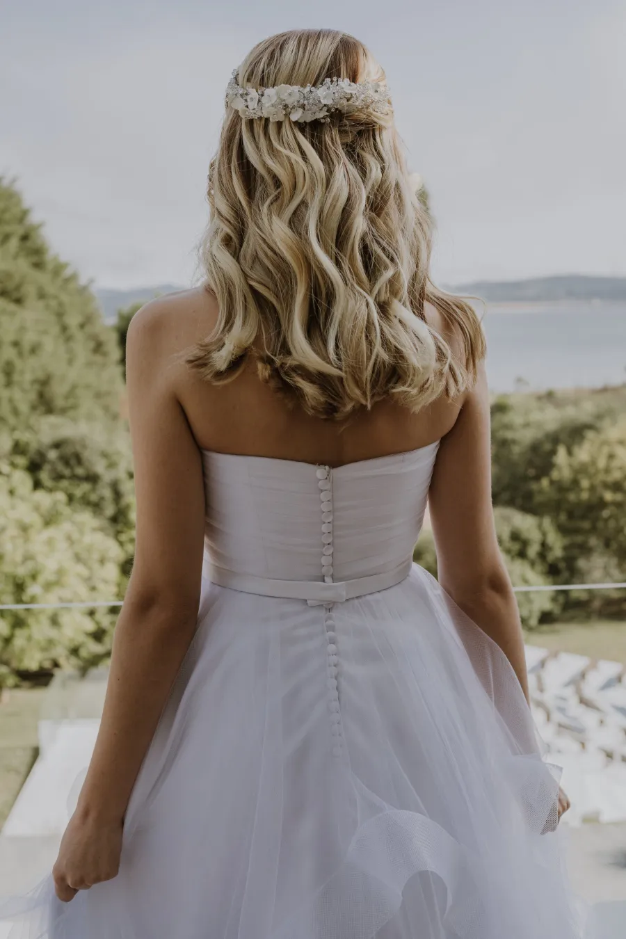 penteado de noiva semi preso